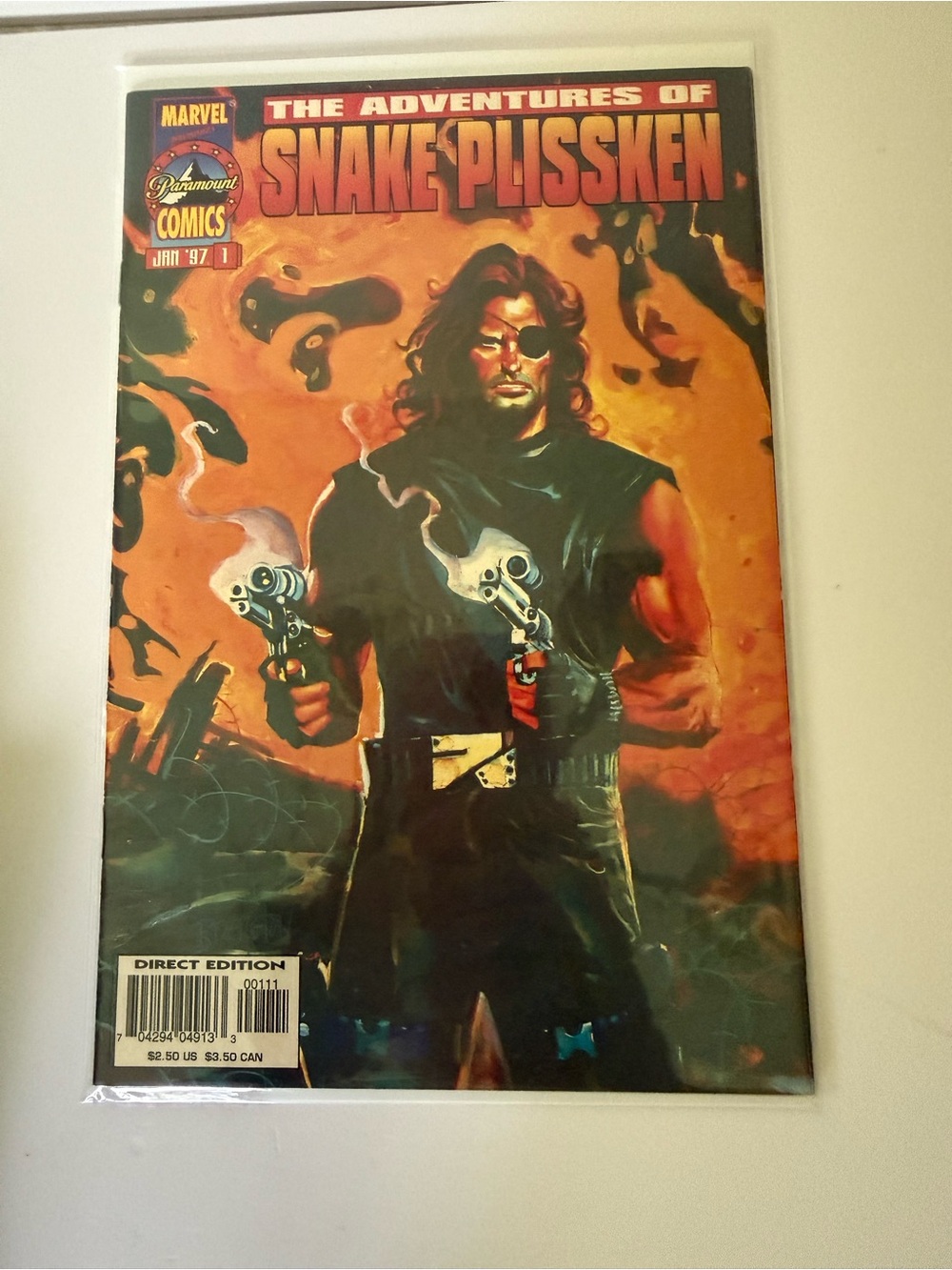 The Adventures of Snake Plissken #1 Comic Book by Marvel 1997 One shot issue